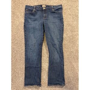 Gap Jeans Womens 12/31A Blue Curvy Straight Medium Wash Denim Bootcut